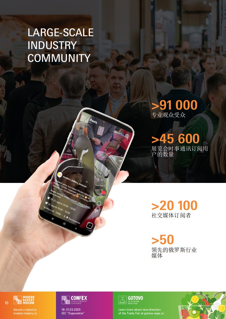 俄羅斯莫斯科烘焙展覽會
