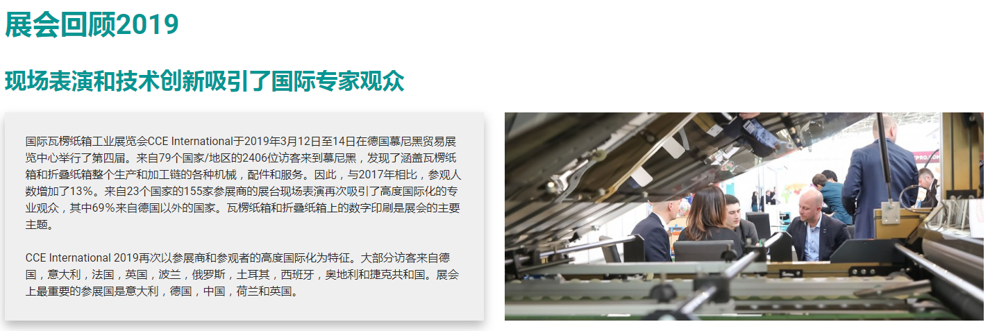 德國(guó)慕尼黑瓦楞展覽會(huì)